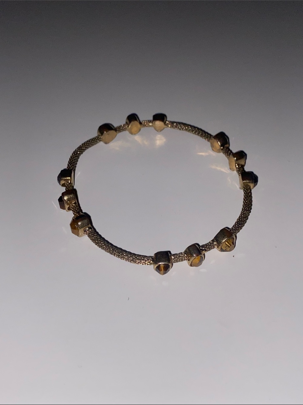 Vintage Gold Tigers Eye Style Bracelet